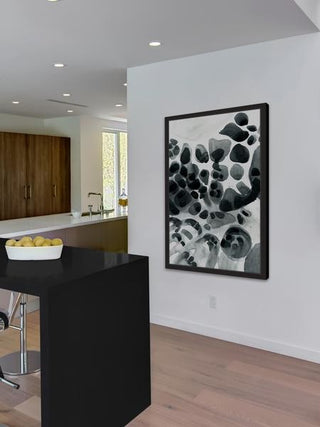 "Footprints Everywhere" Framed Painting Print, 12"x18"