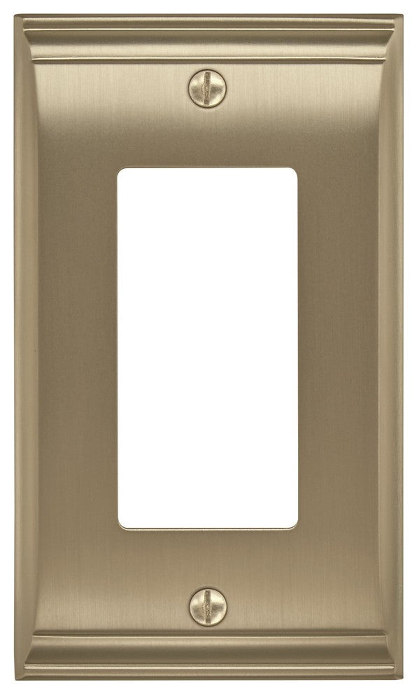 Amerock 1 Rocker Wall Plate, Golden Champagne