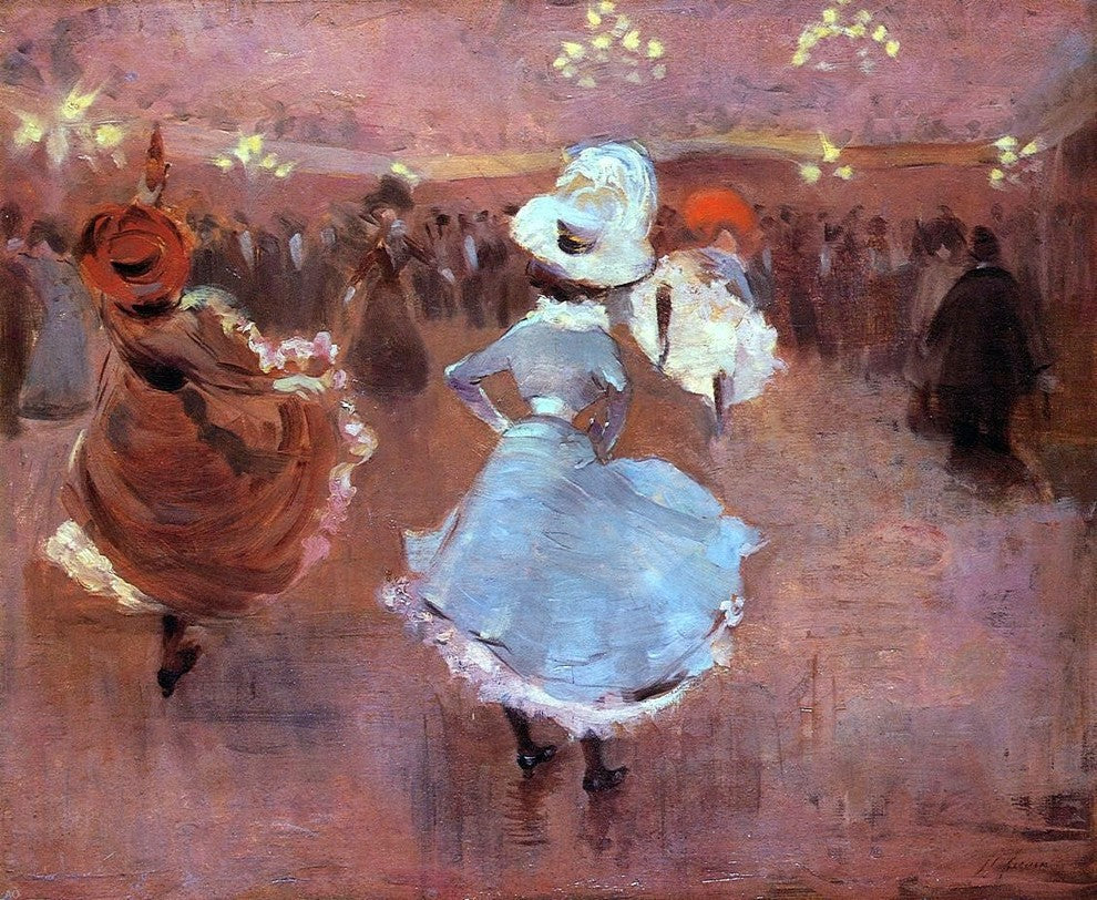 Jean-Louis Forain Can-Can Dancers, 20"x25" Gallery Wrapped Canvas Print
