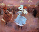 Jean-Louis Forain Can-Can Dancers, 20"x25" Gallery Wrapped Canvas Print