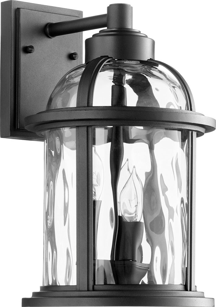 Winston 3-Light Outdoor Lantern, Noir