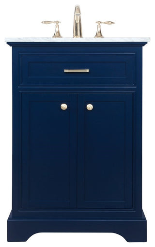 Elegant Decor Americana Bathroom Vanity VF15024BL, Blue