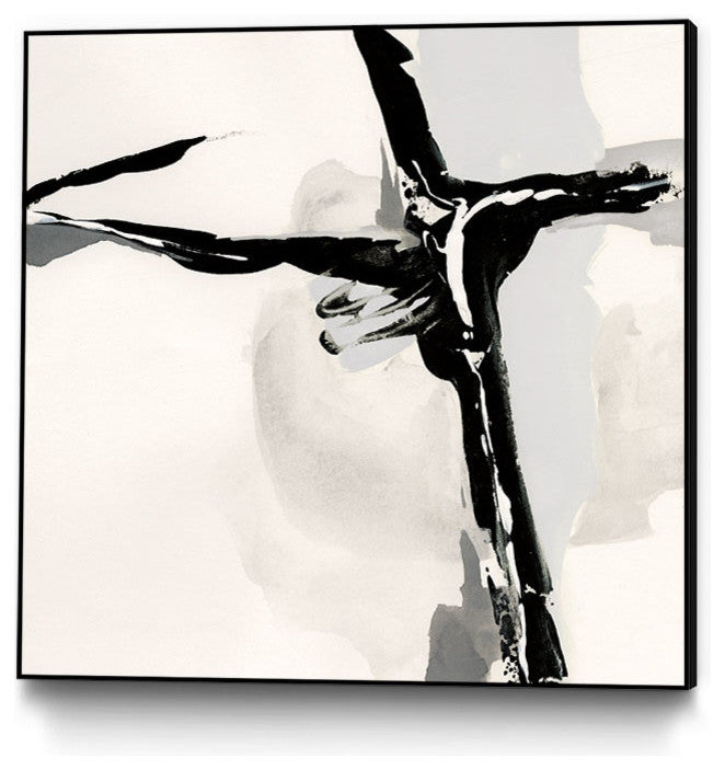 "Creamy Neutral Ii" Art Block Framed Canvas, 30"x30"