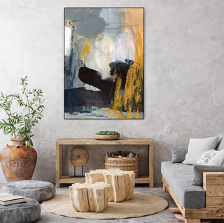 "Incite II" Framed Canvas by Giant Art 30"x40"