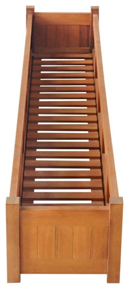 vidaXL Garden Raised Bed Acacia Wood 59"x11.8"x9.8"