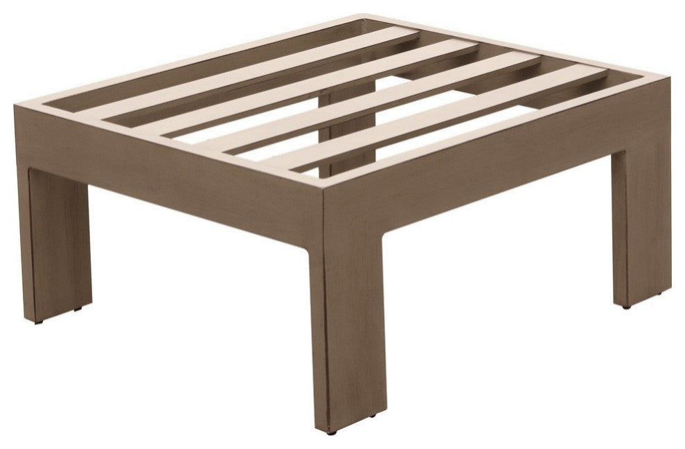 Finley Ottoman With Cushion, Brama/Taupe