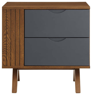Dylan Nightstand, Walnut Gray