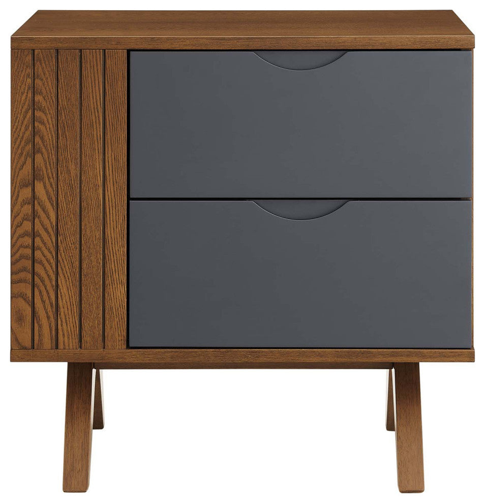 Dylan Nightstand, Walnut Gray