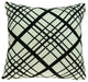 20" X 7" X 20" Transitional White Pillow Cover With Down Insert