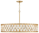 Fredrick Ramond Estie Large Chandelier, Piastra Gold