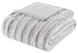 100% Polyester Brushed Long Fur Knitted Throw,MP50-453