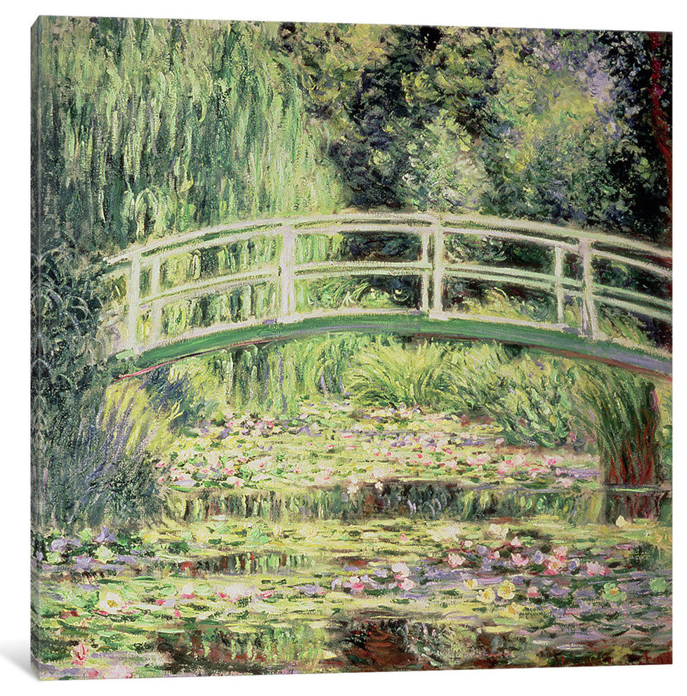 "White Nenuphars, 1899" by Claude Monet, Canvas Print, 12"x12"