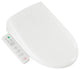 Electric Heated Smart Toilet Bidet Seat With Side Control Panel, Warm Air Dryer