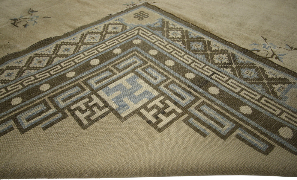 Antique Chinese Peking Rug, 07'04 X 11'08
