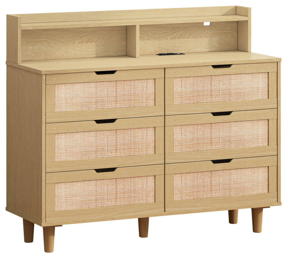 Gewnee Rattan Storage Cabinet
