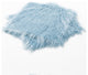 Mongolian Faux Fur Pillow Shell Set, Forget Me Not, 20"x20"
