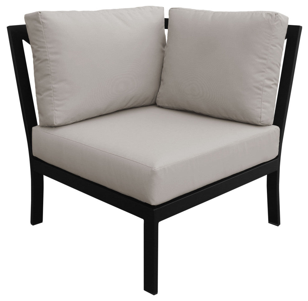 kathy ireland Madison Ave. Corner Sofa in Almond