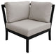 kathy ireland Madison Ave. Corner Sofa in Almond