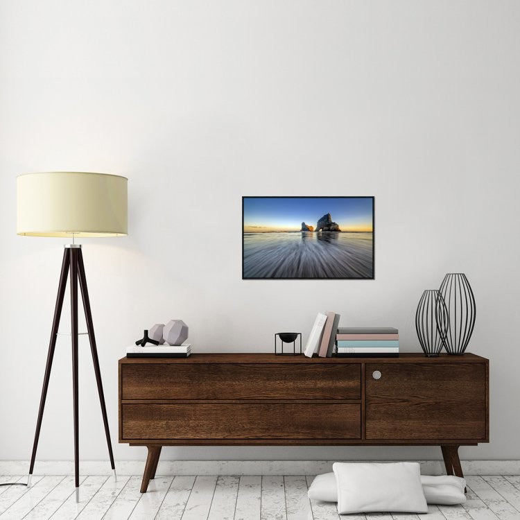 Wharaiki Beach, 30"x19"