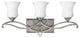 Hinkley Brooke Medium Three Light Vanity, Antique Nickel
