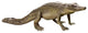 Walking Crocodile Statue