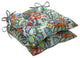 Copeland Fiesta Wrought Iron Seat Cushion, Set of 2