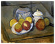 "Flawed Vase, Sugar Bowl and Apples" Paper Print by Paul Cezanne, 24"x19"