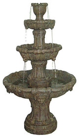 Medici Lion Four Tier Fountain