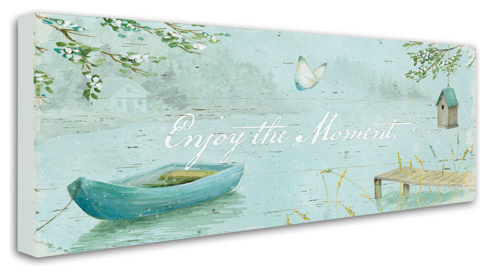 'Serene Moments IV' Canvas Art by Daphne Brissonnet