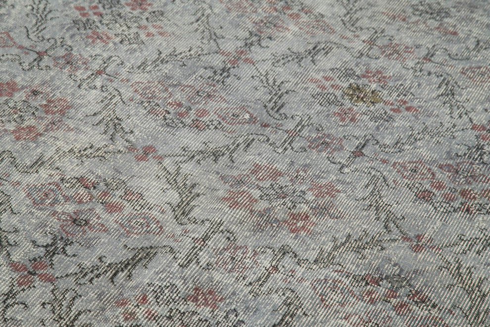 Rug N Carpet - Handwoven Turkish 4' 10" x 8' 8" Wool Overdyed Area Rug