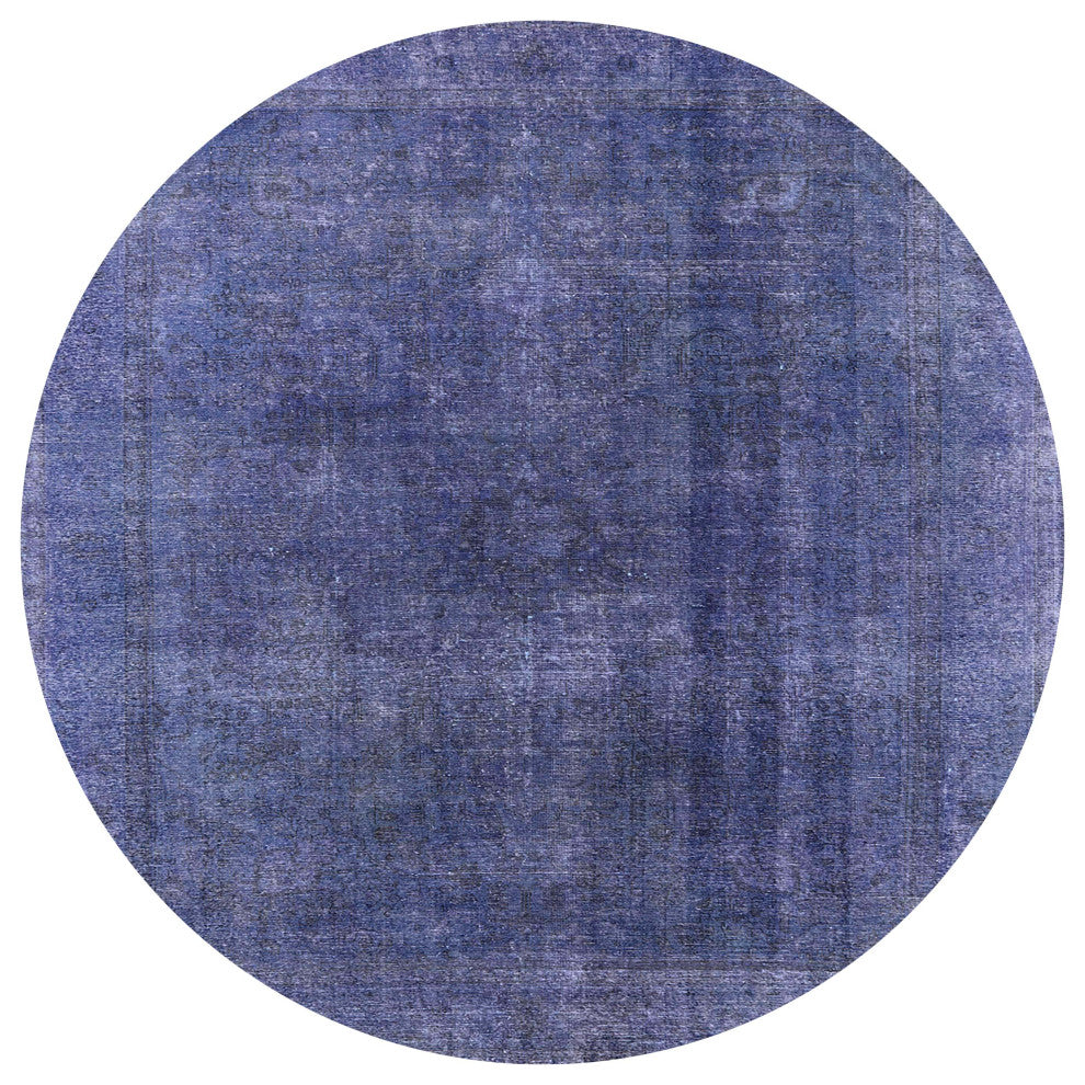 Ahgly Company Indoor Round Mid-Century Modern Area Rugs, 8' Round