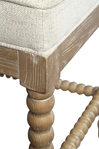 Sara Upholstered Counter Stool, Neutral
