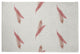 Feather Stripe Spring Chenille Rug, Ligonberry Red, 2'x3'