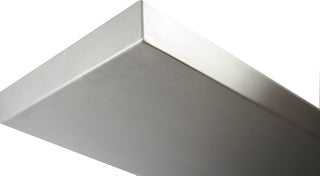 Stainless Steel Floating Shelves- Seamless, 60"
