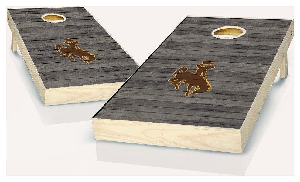 Wyoming Distressed Cornhole Set