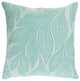 Surya Tansy TSY-001 22"x22" Pillow Cover, Cream/Sea Foam/Mint