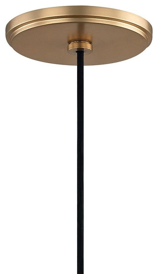 Breton 1-Light LED Pendant, Aged Brass
