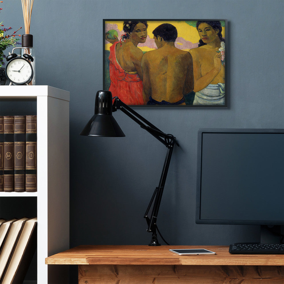 Sunset Portraits Native Figures Classic Painting, 24"x30"