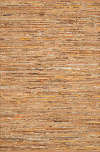 Natural Leather & Jute, Edge Area Rug, Tan, 2'3"x3'9"