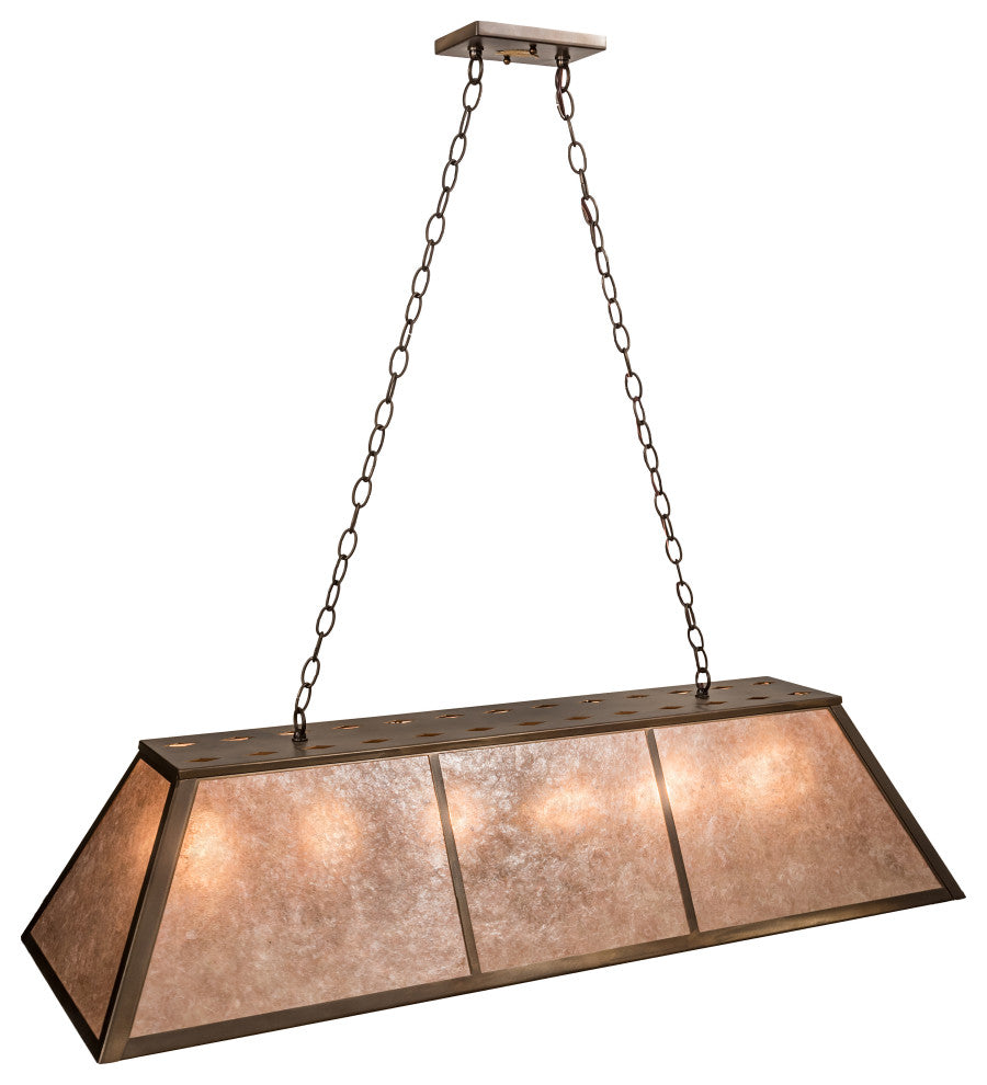 48 Long Tri-Panel Oblong Pendant