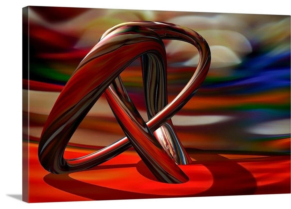 "On Mars" Wrapped Canvas Art Print, 48"x32"x1.5"