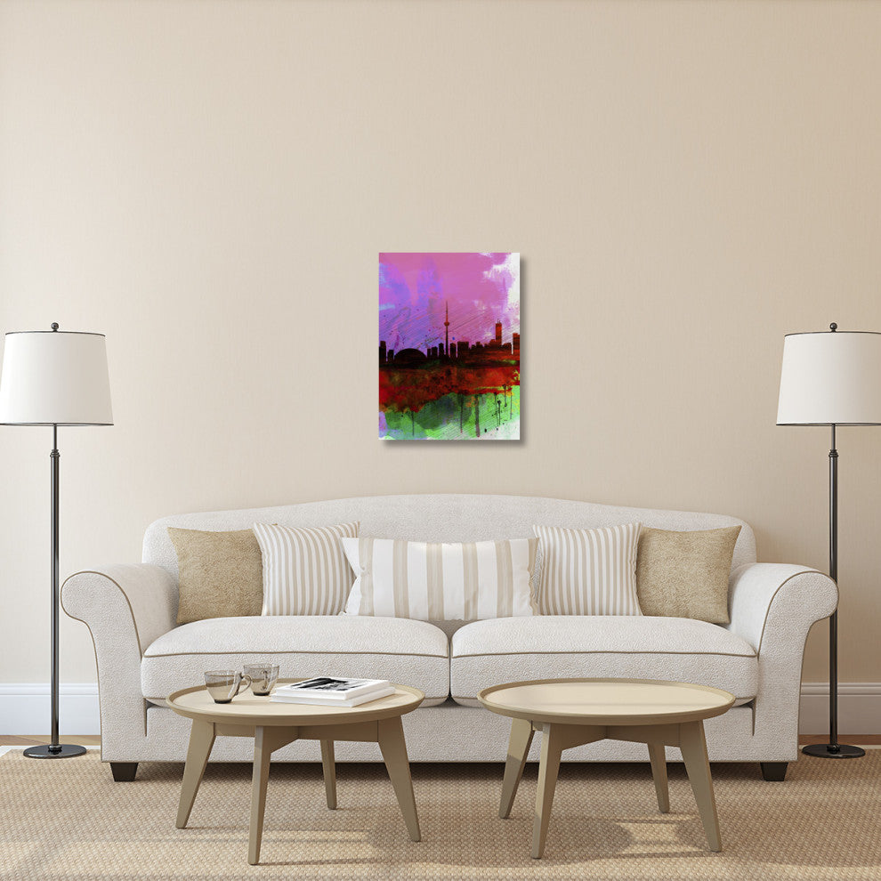 "Toronto Watercolor Skyline" Fine Art Print