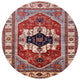 Ahgly Company Indoor Round Mid-Century Modern Area Rugs, 3' Round