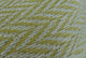 Honey Praire Yellow and Cream Handmade Luxury Pillow, 12"x20"