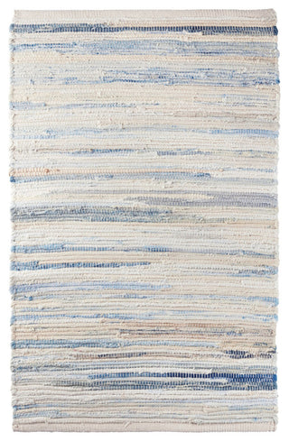 Dash & Albert Denim Rag Handwoven Cotton Rug, Blue, 8' x 10'