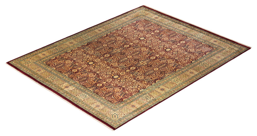Mogul, One-of-a-Kind Hand-Knotted Area Rug Red, 8' 1" x 10' 5"