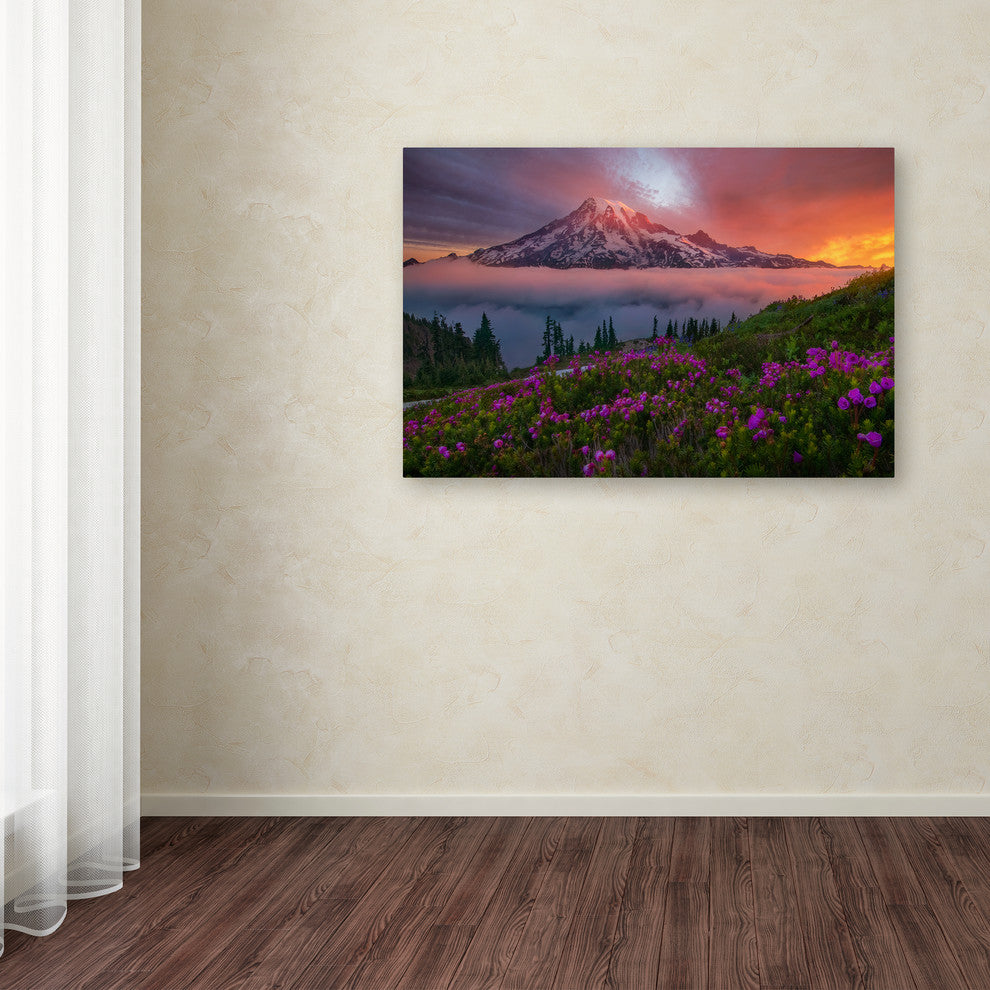 Chris Moore 'A Moment In Time' Canvas Art, 19x12
