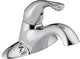 Delta Classic Single Handle Centerset Bathroom Faucet, Chrome, 501LF-WF