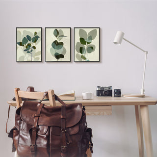 Modern Forest Plant Photography Overlapping Foliage Shadows,11 x 14