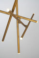 Crossroads 18 Light LED Chandelier, Black